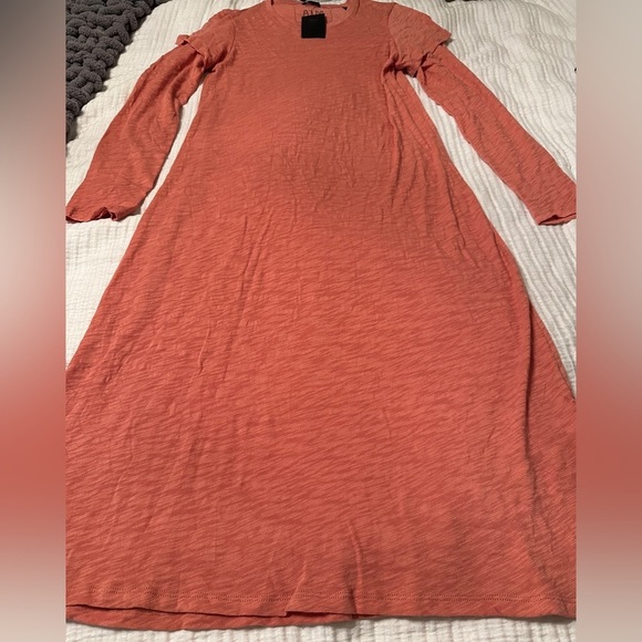 ATM Layered Slub Cotton-Jersey Dress - NWT - Size M - Picture 6 of 16